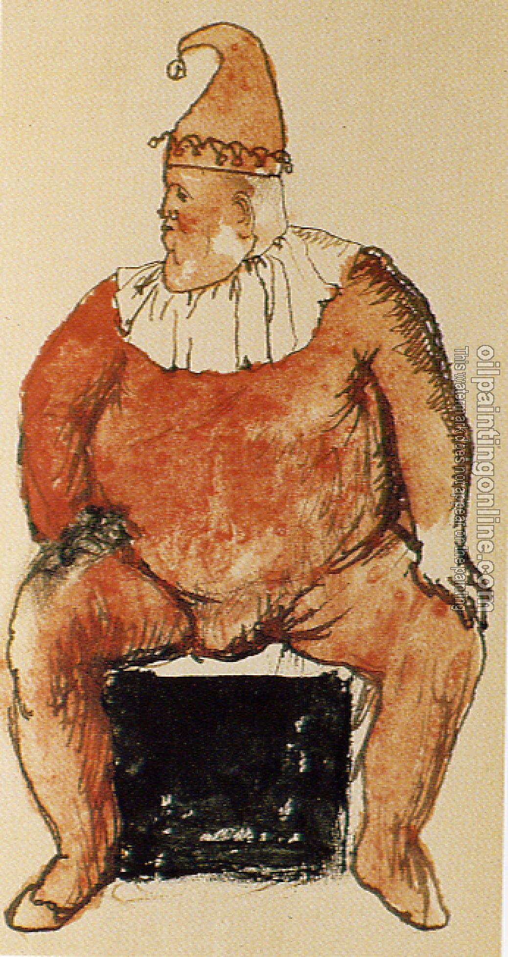 Picasso, Pablo - Fat Clown Seated